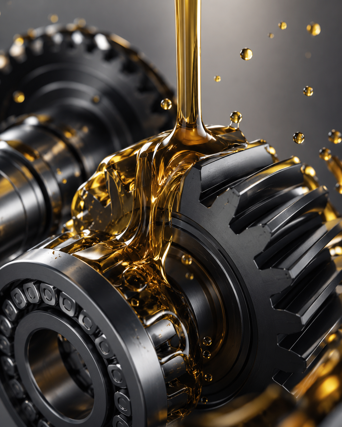 metallic gears